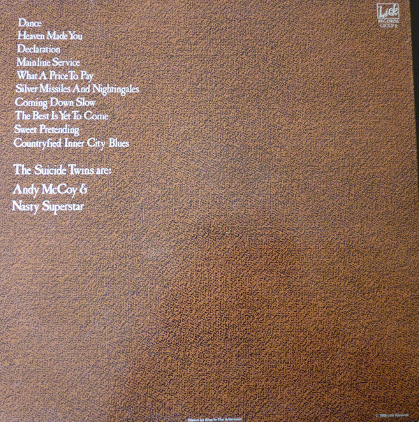 Release: Silver Missiles And Nightingales-Vinyl-UK-1986-LICLP 9-2904223