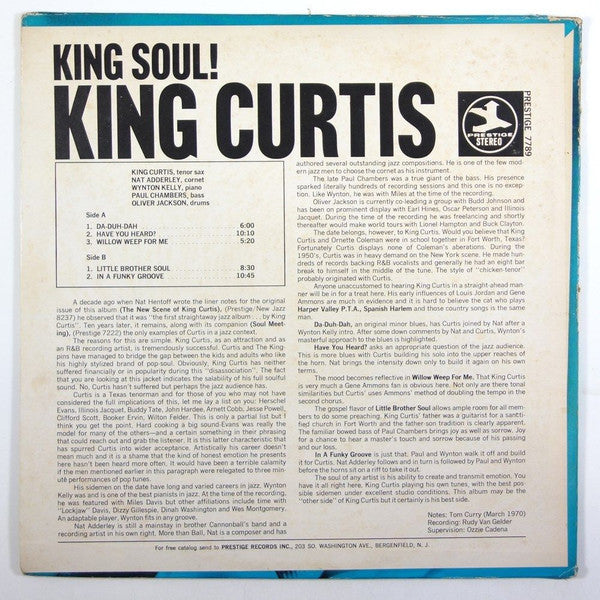 Release: The New Scene Of King Curtis-Vinyl-US-1970-PR 7789-2928493