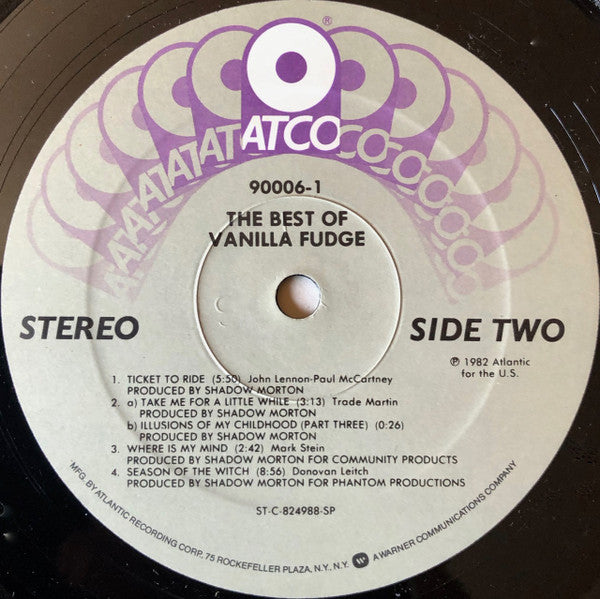 Release: The Best Of Vanilla Fudge-Vinyl-US-1982-90006-1-2521769