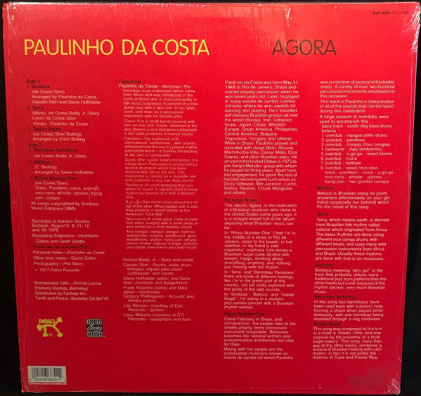 Master Release: Agora by Paulinho Da Costa