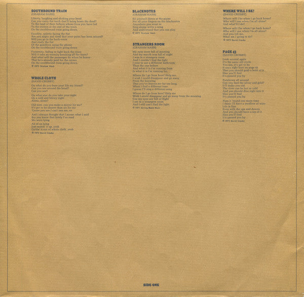 Graham Nash / David Crosby