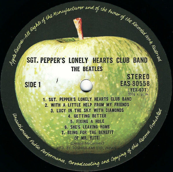 Sgt. Pepper's Lonely Hearts Club Band = サージェント・ペパーズ・ロンリー・ハーツ・クラブ・バンド