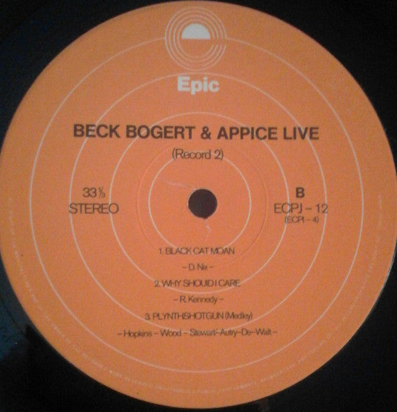 Beck, Bogert & Appice Live