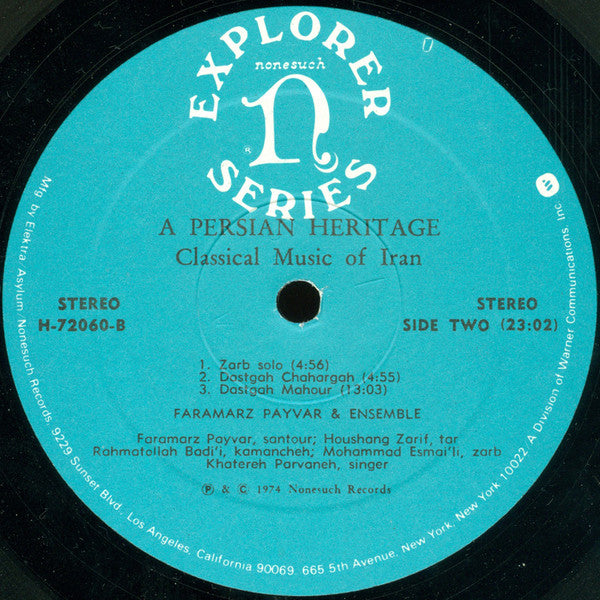 A Persian Heritage (Classical Music Of Iran)