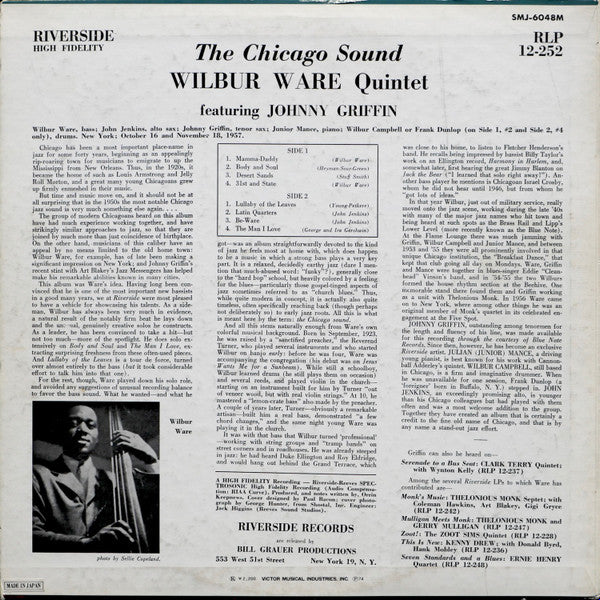 Release: The Chicago Sound-Vinyl-Japan-1974-SMJ-6048M, SMJ-6048M-4711955