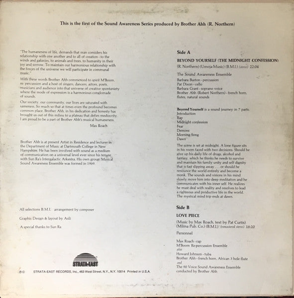 Master Release: Sound Awareness by Brother Ahh