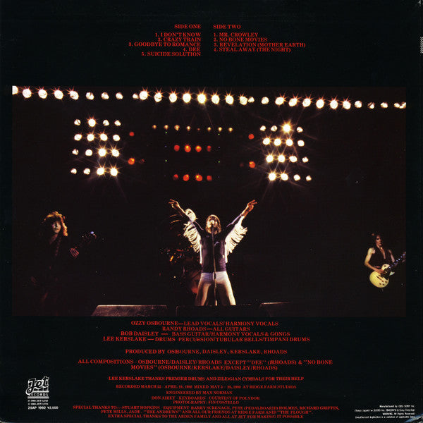 Blizzard Of Ozz
