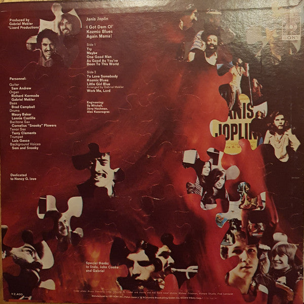 Release: I Got Dem Ol' Kozmic Blues Again Mama!-Vinyl-Japan-1974-SOPN 75-7692507