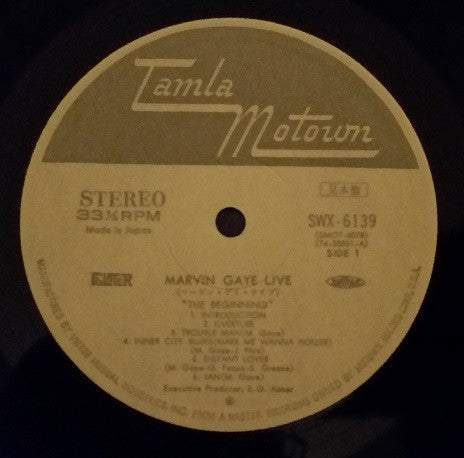 Marvin Gaye Live!