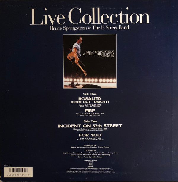 Master Release: Live Collection by Bruce Springsteen & The E-Street Band