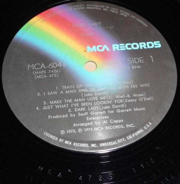 Release: Dark Lady-Vinyl-Japan-1974-MCA-6044-6910538