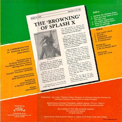 Dennis Brown In Concert