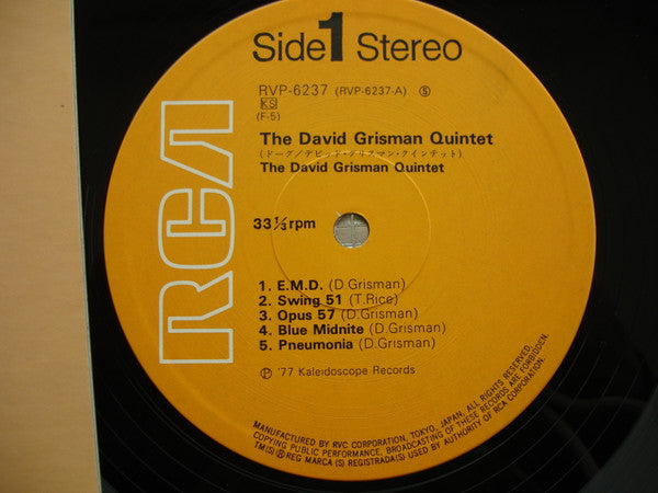 Release: The David Grisman Quintet-Vinyl-Japan-1977-RVP-6237-8189373
