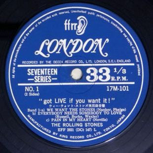 Release: Got Live If You Want It!-Vinyl-Japan-1965-17M-101-6513913