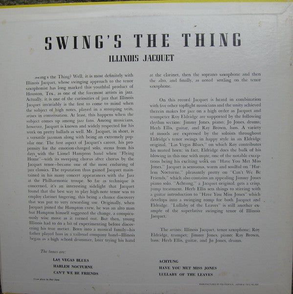 Swing's The Thing