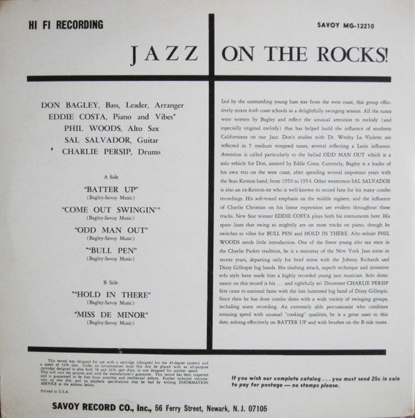 Master Release: Jazz On The Rocks by Don Bagley