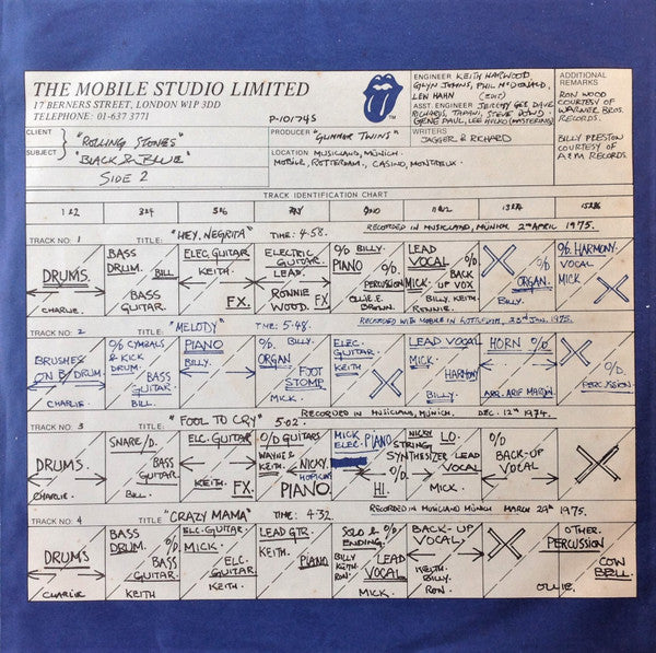 Black And Blue = ブラック・アンド・ブルー