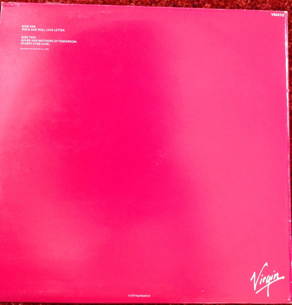Release: Rock And Roll Love Letter-Vinyl-UK-1979-VS 24712-1634168