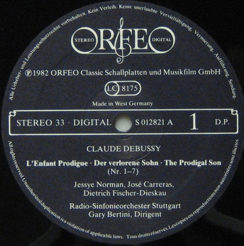 L'Enfant Prodigue • Der Verlorene Sohn • The Prodigal Son / La Damoiselle Elue • Die Auserwählte Jungfrau • The Blessed Damozel