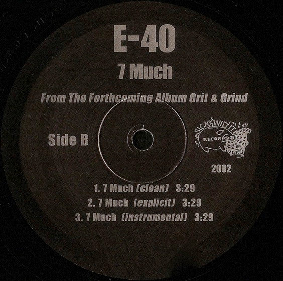 Release: The Slap / 7 Much-Vinyl-US-2002-5373-SLAP7MUCH-3708015