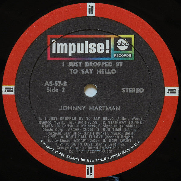 I Just Dropped By To Say Hello