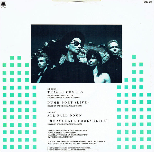 Release: Tragic Comedy-Vinyl-UK-1987-AMY 377-3926139