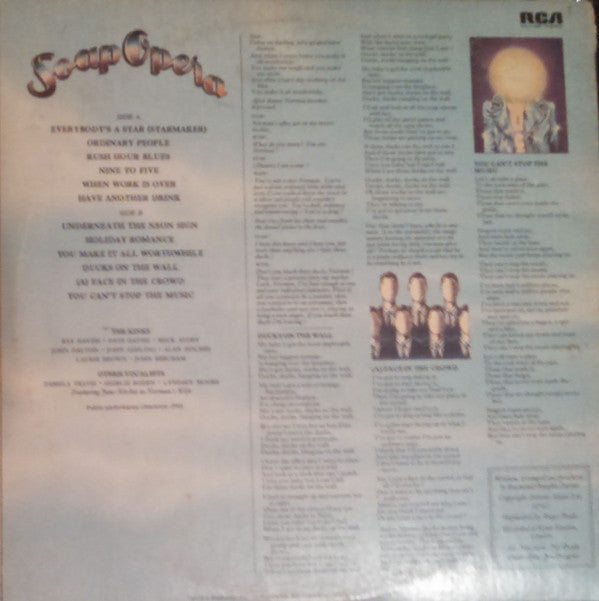 Release: Soap Opera-Vinyl-US-1975-LPL1-5081-7089640