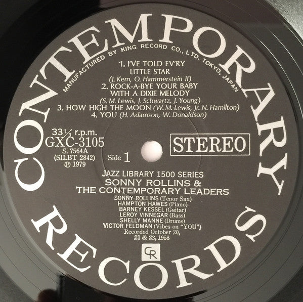 Sonny Rollins And The Contemporary Leaders