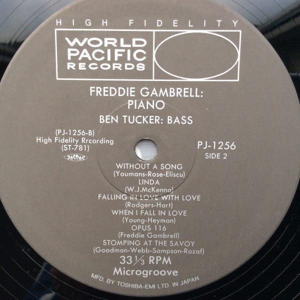 Freddie Gambrell With Ben Tucker, Bass