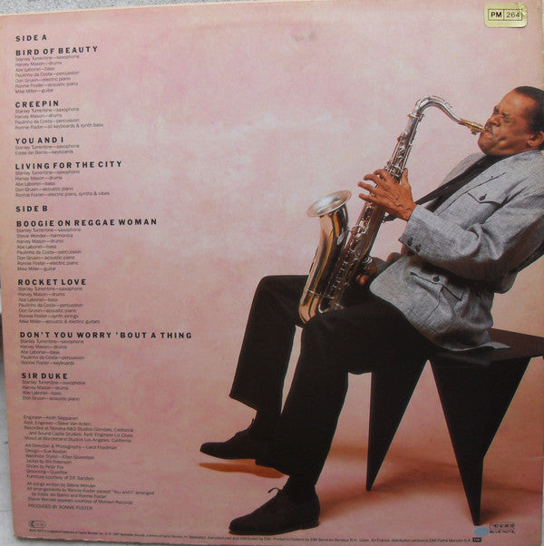 Master Release: Wonderland (Stanley Turrentine Plays The Music Of Stevie Wonder) by Stanley Turrentine
