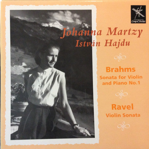 Master Release: Sonata For Violin And Piano No. 1 / Violin Sonata by Johanna Martzy