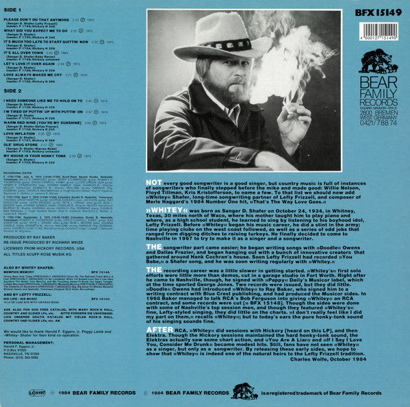 Release: Unknown Release-Vinyl-Germany-1984-BFX 15149-9200382