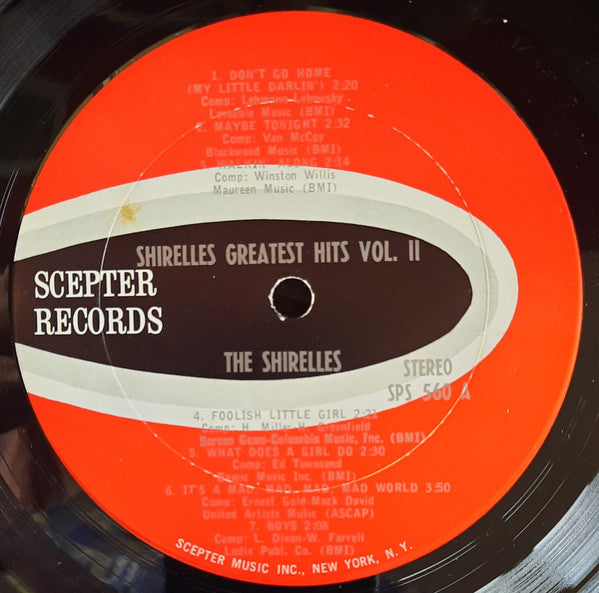 The Shirelles' Greatest Hits Vol II.