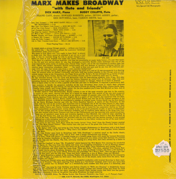 Master Release: Marx Makes Broadway by Dick Marx