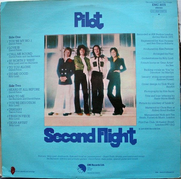Release: Second Flight-Vinyl-UK-1975-EMC 3075, 0C 062 ◦ 05879-1389306