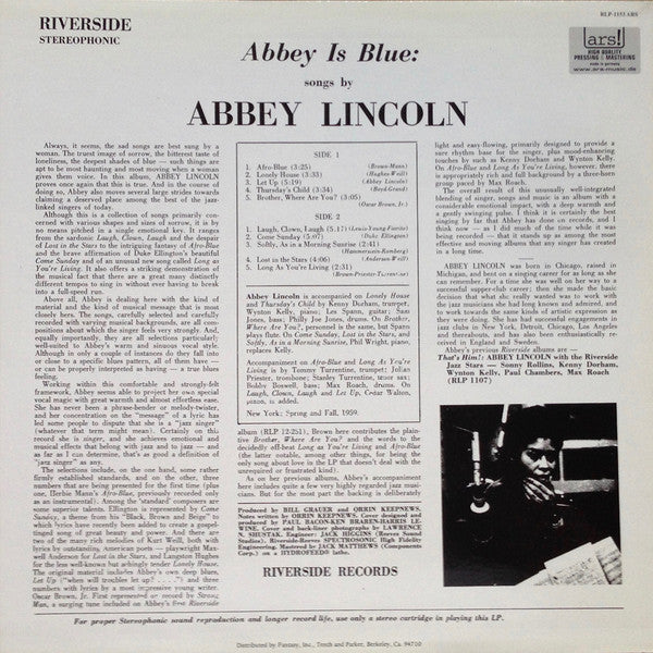 Release: Abbey Is Blue-Vinyl-Germany-None-RLP 1153 ARS-7218595