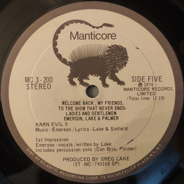 Welcome Back My Friends To The Show That Never Ends - Ladies And Gentlemen