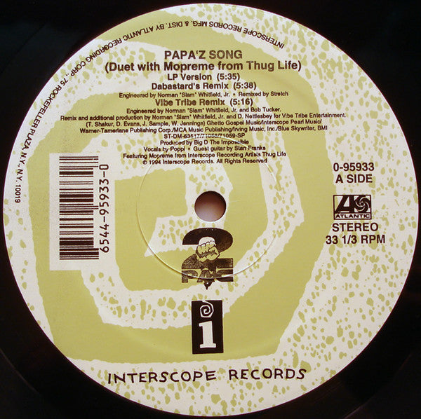 Release: Papa'z Song-Vinyl-US-1994-0-95933-1493822