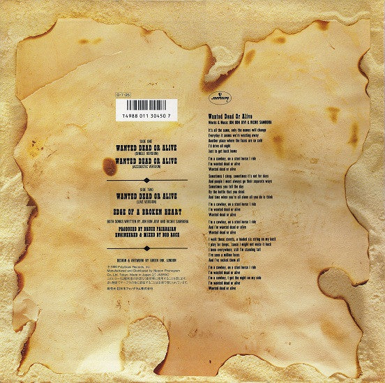 Master Release: Wanted Dead Or Alive by Bon Jovi
