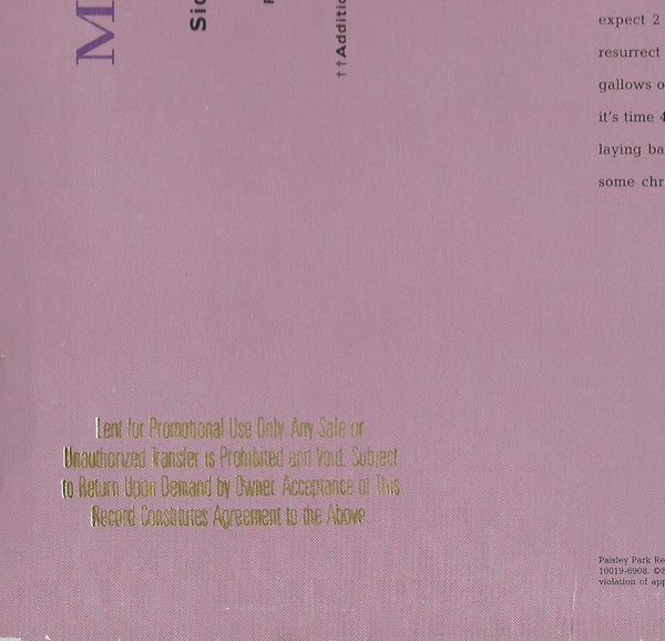 Release: My Name Is Prince-Vinyl-US-1992-9 40700-0, 0-40700-2551377