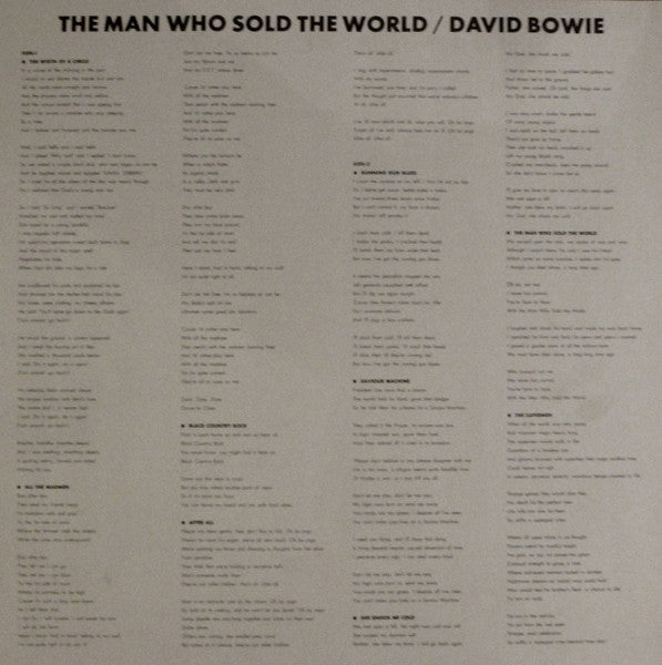 The Man Who Sold The World