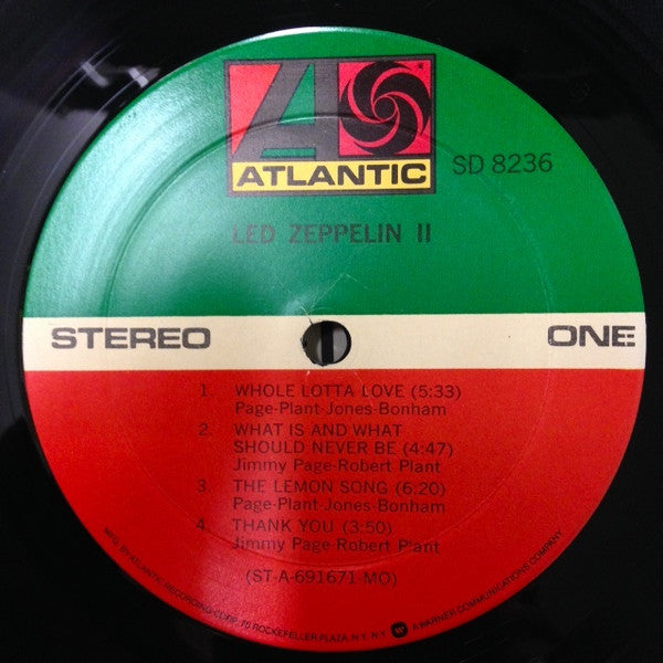 Release: Led Zeppelin II-Vinyl-US-1975-SD 8236-6667757