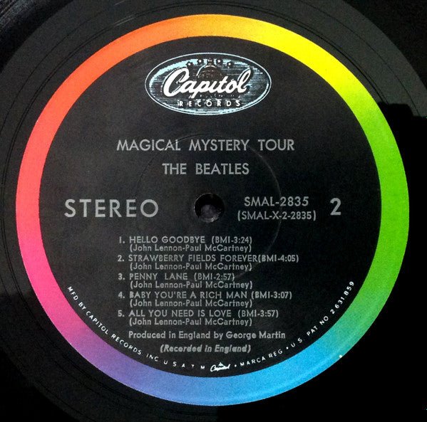 Release: Magical Mystery Tour-Vinyl-US-1967-SMAL 2835, SMAL-2835, 2835-3352599