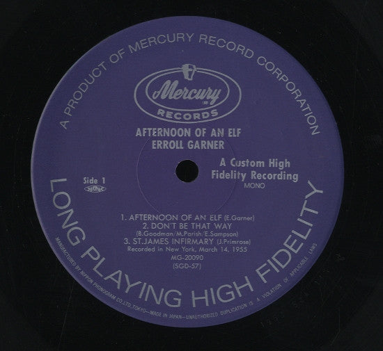 Master Release: Afternoon Of An Elf by Erroll Garner