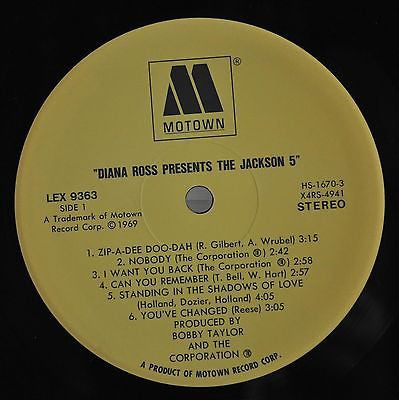 Release: Diana Ross Presents The Jackson 5-Vinyl-Japan-None-LEX 9363, MS700-3478551