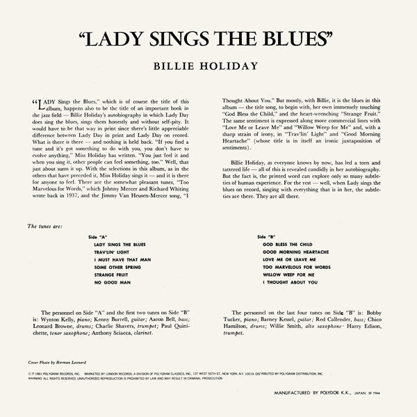 Lady Sings The Blues