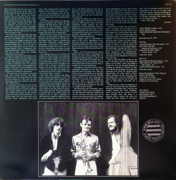 Master Release: The Touch Of Your Lips by Chet Baker