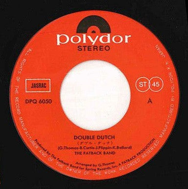 Master Release: Double Dutch / Spank The Baby by The Fatback Band