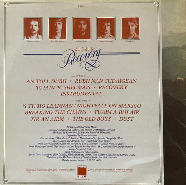 Release: Recovery-Vinyl-UK-1981-RR002-7356000