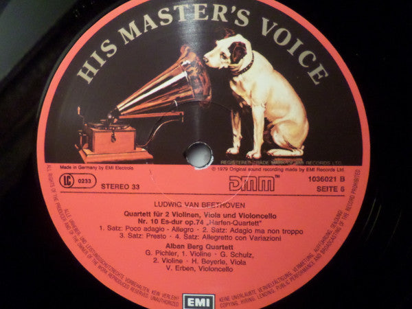 Die Mittleren Streichquartette Nr. 7 - 9 Op. 59 "Rasumovsky" • Nr. 10 Op. 74 "Harfe" • Nr. 11 Op. 95